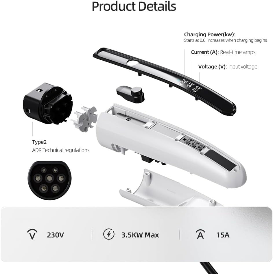 Vinlen ソーラーパワー EV 充電器 ソーラーシステム タイプ2 負荷分散 EV 充電器