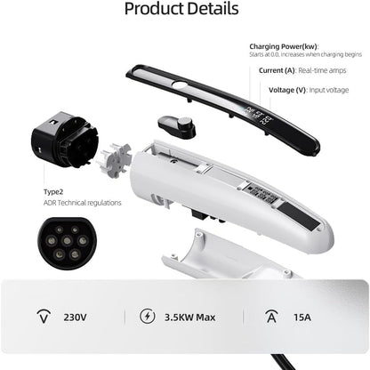 Vinlen ソーラーパワー EV 充電器 ソーラーシステム タイプ2 負荷分散 EV 充電器
